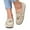 #360-Beige, variant on Wowcloth Woman's Casual Slip-On Flats, Bow Detail with Two-Tone Round Toe, Fashionable and Comfortable Flat Shoes for Daily Wear and Leisure