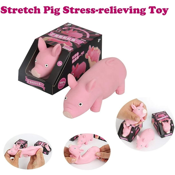 Acheter Jouets à presser cochon rose, poupée cochon Squishy TPR à rebond  lent, Anti-Stress, décompression, jouet Anti-Stress pour enfants et adultes