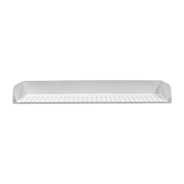 DOLITY Bathtub Splash Guard Bathroom Essentials Secure Attachment with Suction Cups gray