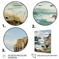 thumbnail image 3 of Designart "England Majestic Cliffsengland horizon II" Nautical & Beach Floater Framed Canvas Print, 3 of 7