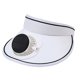 thumbnail image 2 of Sombreros de ventilador con energía solar y carga USB para hombres y mujeres, de ala ancha, transpirables, con parte superior vacía y protección solar, de poliéster., 2 of 6