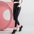 thumbnail image 1 of Pantalones de yoga con costuras en los bolsillos para mujer Q03 XianweiShao 8390611936686, 1 of 1