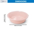 thumbnail image 4 of Mainstays 5-Pack Round BPA-Free Plastic Meal Prep Food Storage Containers, 1L, Pink Blush, 4 of 10