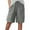 Grey, variant on Huowey Women's Pants Shorts for Knee Length Linen Wide Leg High Waisted Beach Summer Pants Casual Vacation Short Pant