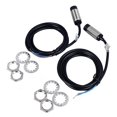 thumbnail image 2 of 2PCS Inductive Proximity Sensor DC 2 Wire Normally Closed Detecting Distance Approach Sensor, 2 of 5