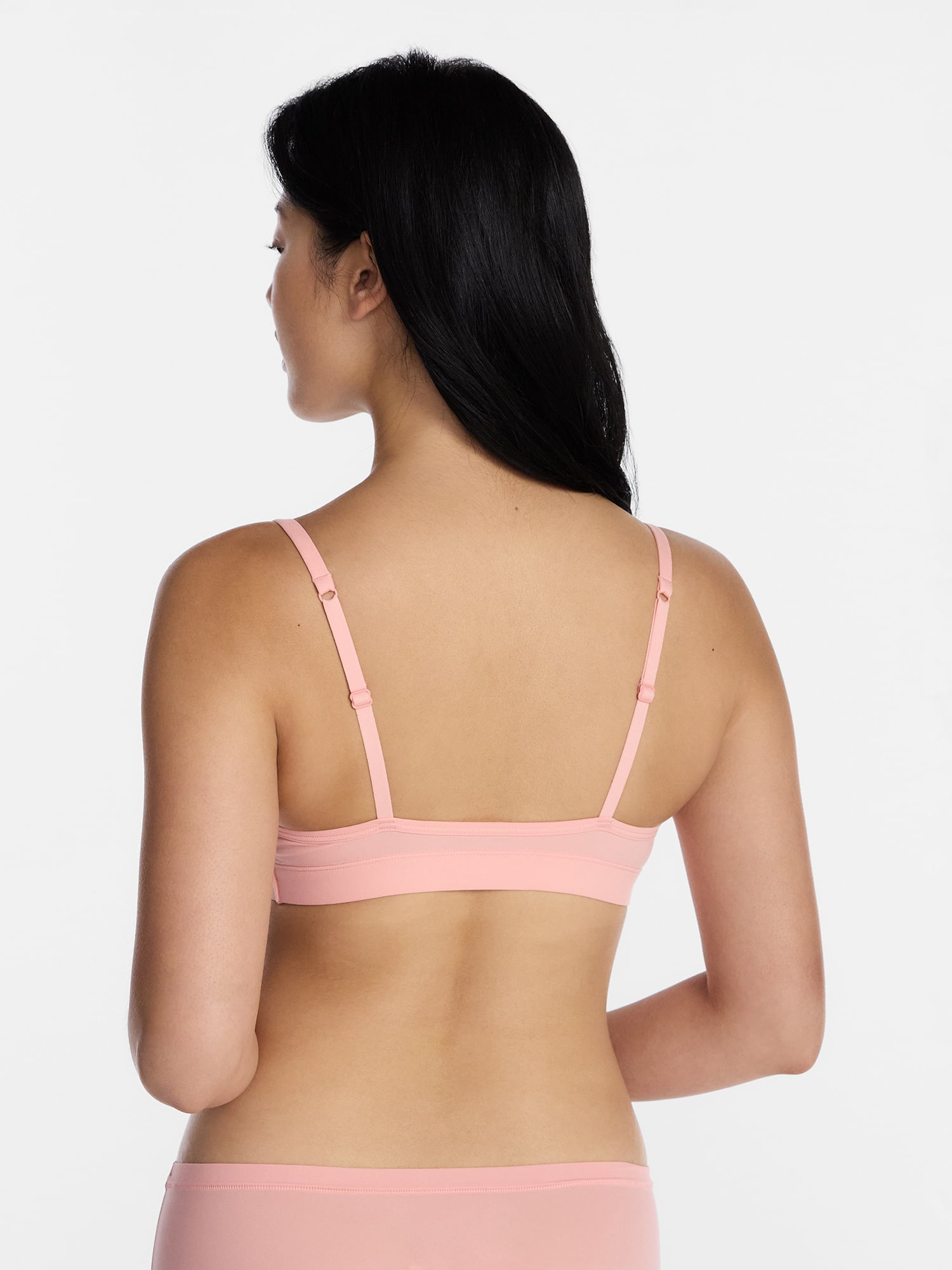No Boundaries Fit Stretch Triangle Bralette, Women's XS-3XL