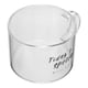 thumbnail image 5 of Taza de café de vidrio Bebidas Copa Copa transparente Copa de cereal Cereal con asa para el desayuno 500 ml, 5 of 5