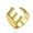 Gold E, variant on MATROOY Fashion Adjustable Initial Alphabet Letter A-Z Ring Finger Rings Women Jewellery-Gold D
