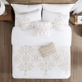 thumbnail image 3 of Modern Threads 5-Piece Sabrina Jacquard Microfiber Comforter Set, Queen, 3 of 8