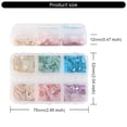 thumbnail image 5 of Yihuala 6 Gradient Shell Nails Decorations Shimmering Multicolor Effect Design Easy Application For Home Salon Art Projects, 5 of 10