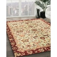 thumbnail image 3 of Ahgly Company Machine Washable Indoor Rectangle Abstract Brown Gold Area Rugs, 5' x 7', 3 of 7