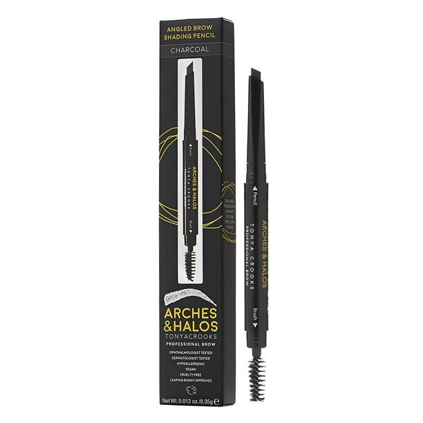 Angled Brow Shading Pencil Charcoal by Arches and Halos for