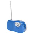 thumbnail image 3 of AM FM Radio Professional High Sensitivity Built in Speaker Clear Sound Vintage Mini Pocket Radio for Outdoor Travel Home Blue, 3 of 5