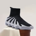 thumbnail image 4 of [Lightweight Slip-On Sneakers] Ultra-Sock Knit Men's Slip-On Sneakers | Breathable Lightweight Mid-Top Casual Walking Shoes with Pointed Toe, All-Season Comfort for Hiking, Running & Daily Wear, 4 of 9