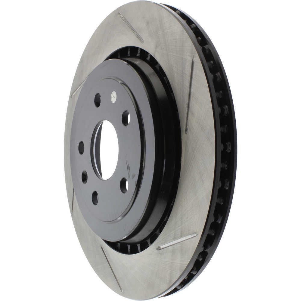 Stoptech Sport Slotted Brake Rotor; Rear Left Fits select: 2016 CHEVROLET CAMARO, 2017 CHEVROLET CAMARO LS/LT