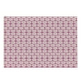 thumbnail image 1 of Floral Cutting Board, Pattern of Deformed Circles in Repeat with Doodle Geometric Lines Round Spots, Decorative Tempered Glass Cutting and Serving Board, Large Size, Magenta and Cream, by Ambesonne, 1 of 1