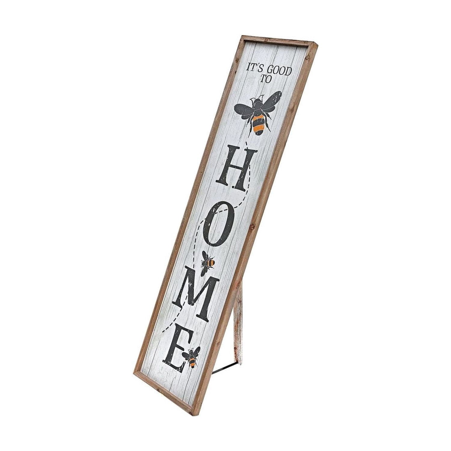 Floor Standing Framed Wall Sign (It'S Good To Bee Home)