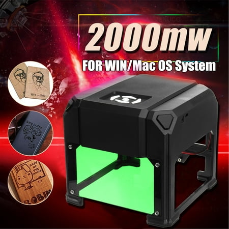 2000mW New DIY USB Laser Engraver Printer Cutter Carver Logo Engraving Machine Logo Marking 80x80mm Engraving