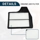 thumbnail image 5 of Filtro de aire de cabina Unique Bargains 1 Set para Nissan Altima Sedan Consistente No.165463TA0A/272773JC1A, 5 of 7
