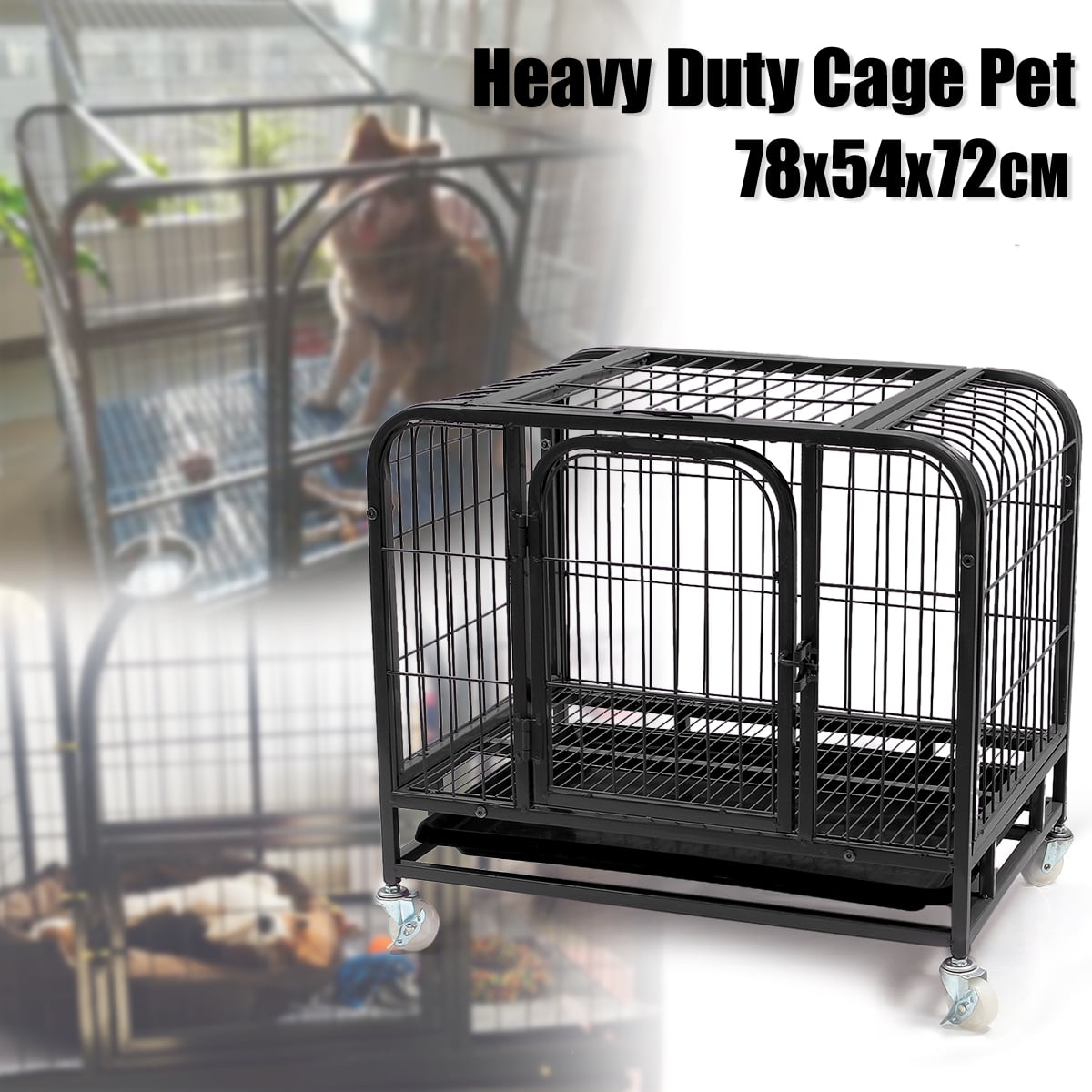 30" x 21" x 23" Large Size HeavyDuty Pet Dog Puppy Cage