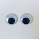 thumbnail image 5 of 2 uds ojos saltones que se mueven ojo resina autoadhesivo accesorio artesanal decoración del hogar para nevera 8cm/3,15 pulgadas negro blanco, 5 of 14