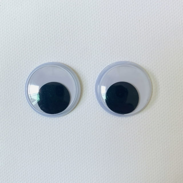 Ojos saltones grandes, 2 piezas de ojos saltones adhesivos para mover los ojos, diseño revolucionario