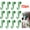 Green - 12pc, variant on 12pc Single Hooks Over Cabinet Door Hook, Carbon Steel Hanger Hook Over The Door Drawer Hooks, Metal J-Hooks for Kitchen, Bathroom, Laundry Room, Hanging Hooks, Space-Saving Organizer, Blue