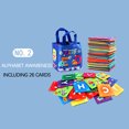 thumbnail image 3 of Alphabet Cloth Cards Set - 26-Piece Early Learning Flash Cards, Storage Bag Included, Educational Activity for 0+ Years, 3 of 9