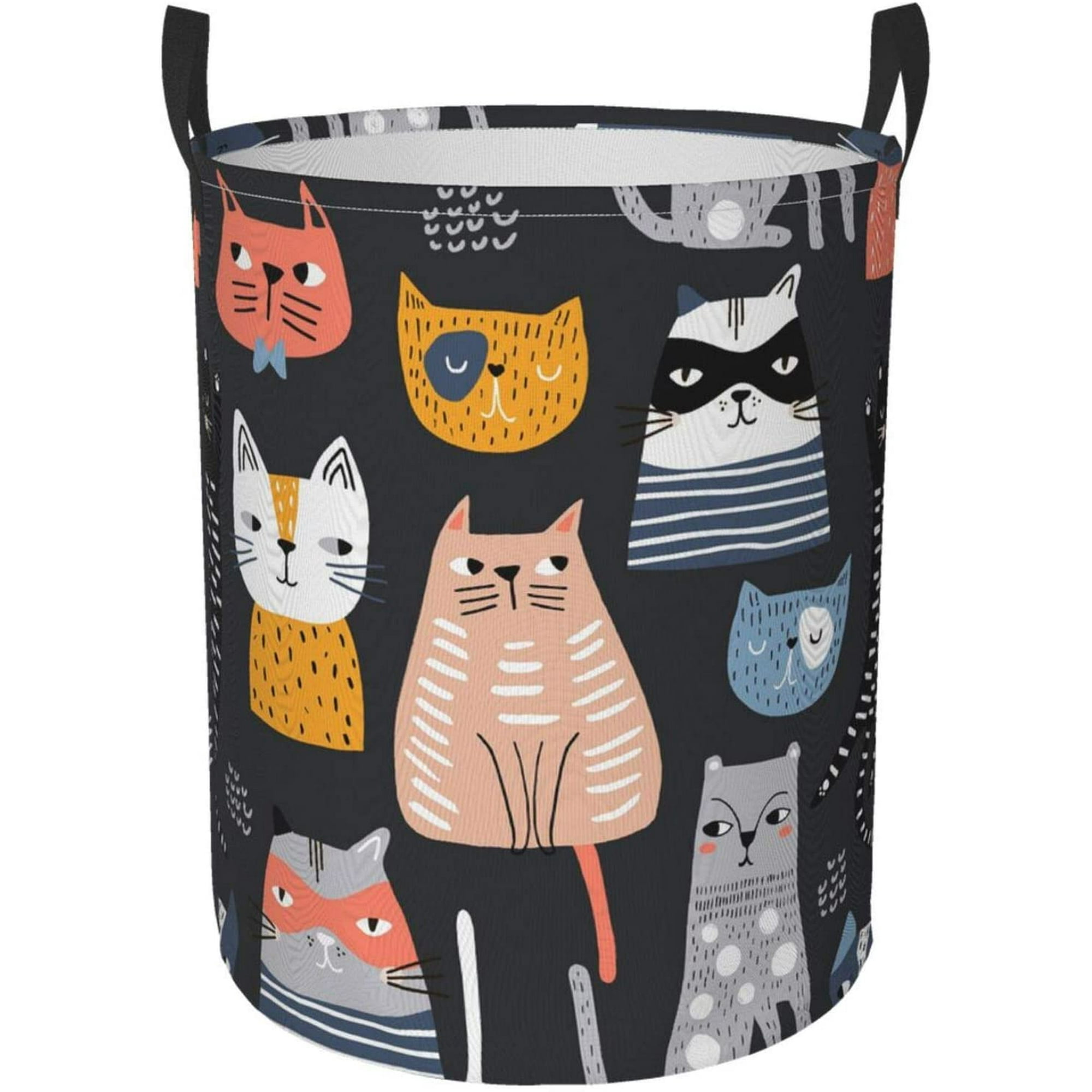 Funny Cats Collapsible Laundry Hamper, Large Laundry Basket, Waterproof Laundry Bag, Storage Washing Dirty Clothes and Toys with Handles | Walmart Canada Funny Cats Collapsible Laundry Hamper, Large Laundry Basket, Waterproof Laundry Bag, Storage Washing Dirty Clothes and Toys with Handles | Walmart Canada