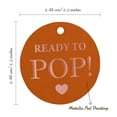 thumbnail image 6 of Inkdotpot Ready To Pop Baby Shower Bottle Tag Real Rose Gold Foil Favor Hang Tags 50 Pack, 6 of 7