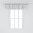 thumbnail image 2 of Ambesonne Vintage Floral Window Valance, Soft Toned Leafy, 42" x 12", Dust and White, 2 of 3