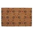 thumbnail image 1 of Entryways Basics P2273 Love Cats Coir Doormat, Black & Red, 1 of 1