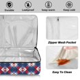 thumbnail image 4 of Iauyy Casserole Carrier for Hot Food Insulated Casserole Travel Carry Bag with Lid Food Warmer Bag for Party/Picnic,Red and White Rhombus, 4 of 7