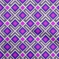 thumbnail image 1 of oneOone Polyester Spandex Purple Fabric Geometric Diy Clothing Quilting Fabric Print Fabric By Yard 56 Inch Wide, 1 of 4