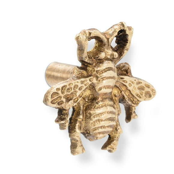 Abbott Collection 92-Buzzer Queen Bee Knob-Antq Brass-1.5" L, 1 EA