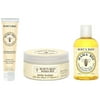 Burts Bees - Mama Bees Relaxation Collection - Includes Mama Bee Belly Butter - 6.5 oz, Mama Bee Nourishing Body Oil - 4 oz and Mama Bee Leg and Foot Cream - 3.38 oz
