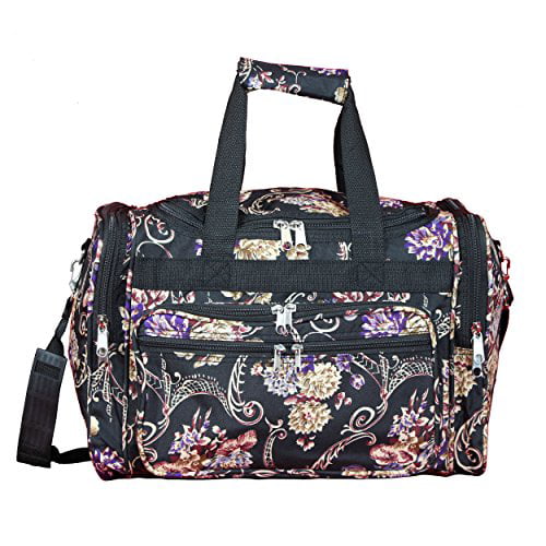 World Traveler 16-inch Carry-On Duffel Bag - Classic Floral - Walmart.com