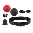 thumbnail image 4 of Balón de boxeo shamjiam Equipo de MMA correa para la cabeza ajustable negro, 4 of 8