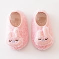 thumbnail image 2 of Shoes Boys Girls Carrot Sneakers Non- Rubber Sole Baby Crib First Walker Shoes Pink 18 M-24 M, 2 of 6