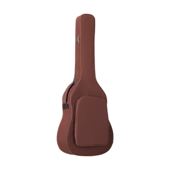 Bolsa de guitarra impermeable con asa lateral para guitarra acústica de 40 y 41 pulgadas marrón