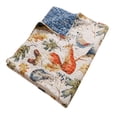 thumbnail image 2 of Barefoot Bungalow Willow Forest Friends Reversible Cotton-Filled Throw Blanket - Natural - 50 x 60 inches, 2 of 7