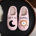 thumbnail image 4 of Zapatillas de invierno Zapatillas de interior Acogedoras mujeres hombres Lindo Meet Me At Midnight Zapatillas Wdftyju  Tenis De Mujer Tenis De Hombre, 4 of 5