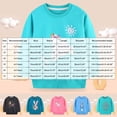 thumbnail image 3 of mgoYE Girls Sweatshirts for Toddler Clothes Crewneck Pullover Girl Top Long Sleeve for Kids(Sky Blue,3-4 Years), 3 of 9