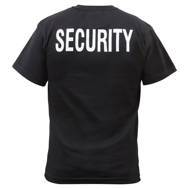 Rothco T-Shirt de Sécurité Recto-Verso - Noir, 4X-Large