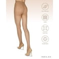 thumbnail image 6 of Melas Women's 12 Denier Crystal Sheer Longline Shaper Pantyhose - Womens - Female, Q1, Nude, 6 of 12