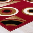 thumbnail image 5 of Allstar Rugs Allstar Modern Abstract Design Rug Red 5' 2"x7' 0" Geometric 5' x 8', 5 of 7