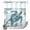 OceanXM6415, variant on No Hook Shower Curtain with Built-in Rings - Blue Octopus Starfish Washable Waterproof Fabric Bathroom Curtains for Hotel,Rentals, Stall 36 X 72 Inch , Summer Ocean Coastal