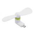 thumbnail image 6 of Windfall 2pcs Summer Mini Portable Mute OTG Micro USB Mobile Phone Air Cooling Fan for Android, 6 of 7