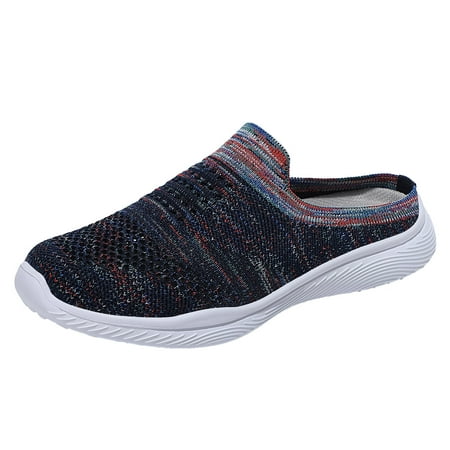 

OAVQHLG3B Women s Sandals on Clearance Women s Shoes Sports Flying Woven Breathable Mesh Hollow Out Fashion Casual Slippers Sandals