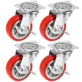 thumbnail image 1 of Universal Brake Wheel Damping Swivel Casters Wear-resistant Directional Wheel with Anti-rust Strong Load-bearing for Luggage Cart, 1 of 9